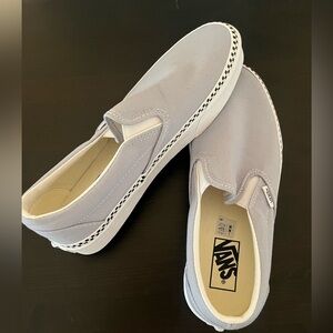 NWOT Purple Van slip on shoes - M8/W9.5
